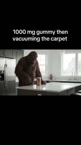 Cleaning house can be fun!#bigfoot #fypシ #funny #gummies #lawncare 