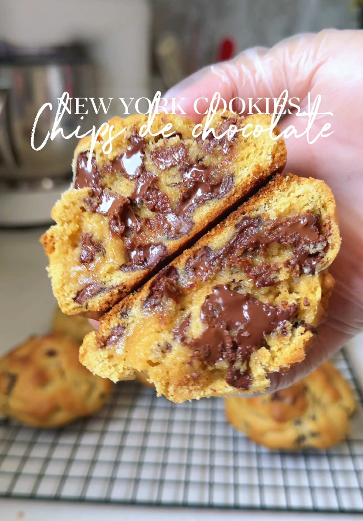 New York Cookies chips de chocolate ❤️ la mejor receta que tendrás 😍Delicious Cookie Recipes Simple #cookietips, #bakingideas, #newyorkcookieschips #foodtutorial, #EasyRecipes, #Foodie #creatorsearchinsights 