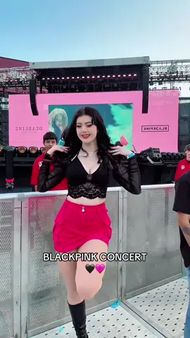 the security guards behind me💀😭 #blackpink #kpop #kpopconcert #cosplayer #outofcosplay #chicago #fyp 