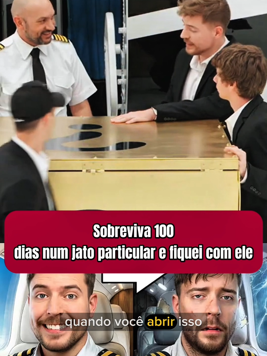 Sobreviva a 100 dias num  avião particular e fiquei com ele  #mrbeastisthebestyoutuber #mrbeastisthebestyoutuber #mrbeast #Mm #mrbeast #mrbeastisthebestyoutuber 