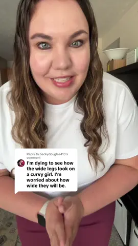 Replying to @beckydouglas415 I see you! These @Halara shop wide leg pants won’t make you look wider. In fact as a curvy girl, they’ll be form fitting and flattering business work pants that you’ll want multiple colors in.  #halara #halaraeveryday #businesspants #workpants #halaraworkpants 