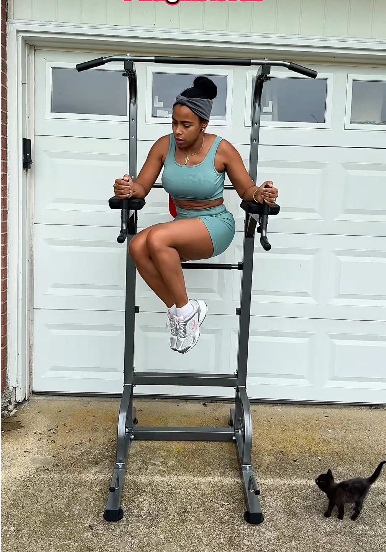 Back supported leg raises are the BEST exercise for your abs! love this power tower, se it daily for full body workout training, #homegym #coreworkout #workoutathome  #relife #powertower #DealsForYouDays  #workoutathome #gymathome #CapCut 