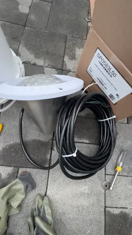 Time to swap out a new Hayward light fixture. I like to strip the wires from the both lights and electrical tape them together. It’s very simple and never pulls apart if taped correctly. At least never for me 😳 #pool #pools #swim #swimming #closing #swimmingpool #fypシ #fyp #foryoupage #poolservice #notjustapoolguy #the_cool_pool_guy0 #Summer #doityourself #LearnOnTikTok #water #vinyl #asmr #asmrsounds #asmrvideo #asmrtiktoks #onthisday #poolguy #pooliner #poolcover 