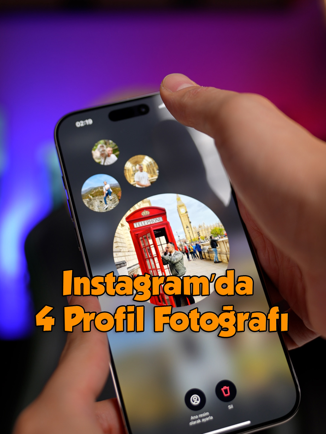 Instagram’da 4 Profil Fotoğrafı Koymak Mümkün! 🤯 Instagram’a yeni gelen özellikle artık tek bir profil fotoğrafı değil, tam 4 farklı fotoğraf ekleyebiliyorsun! İlk bakan herkes şaşırıyor 😱