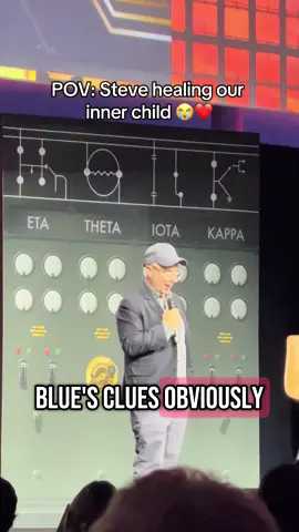 Something I didn’t even know I needed to hear. How lucky I felt at that moment 😭❤️  @Steve Burns  #blues #bluesclues #innerchild #life #f #fy 