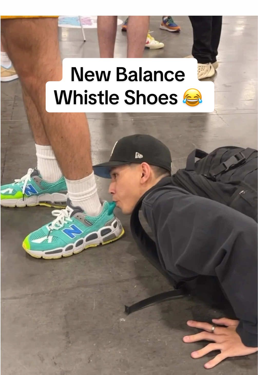 New Balance whistle shoes 😂 #fy #sneakers #sneakerhead #hypebeast #newbalance 