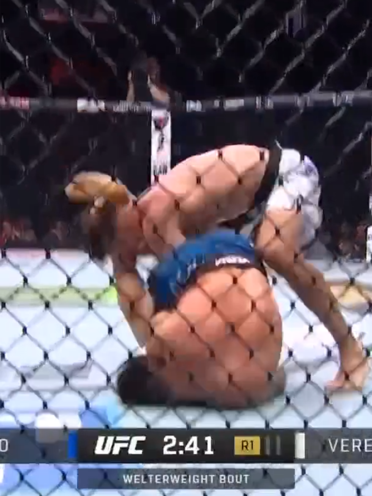 How did he survive that?! 😱 #UFC #mma