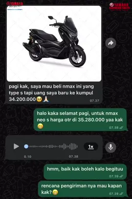 yaudah iyaaa boleh brosist😍 dont worry yaa! bisa kami bantu sampai motor datang ke rumah🥳 Yamaha Mataram Sakti Magetan Terbesar-Terbaik-Terpercaya Dealer Resmi Yamaha Terpercaya Melayani Pembelian ~Cash✅ ~Kredit 12 bulan - 36 bulan✅ ~Bi Checking bisa dibantu✅ ~Kredit Musiman✅ ~Dp Ringan✅ ~Angsuran Terjangkau✅ ~Persyaratan Cukup Foto KTP&KK✅ ~Dibantu sampai ACC✅ ~Cash Tempo✅ ~Tukar Tambah All Merk✅ 💸Pembayaran Via Tunai / Via Transfer        (Segala Jenis Bank) Alamat; 📍 Jl.Mayjend Sukowati Km 2 Tawanganom Magetan(Perempatan Waru Milangasri) Utara Terminal Baru Magetan Jam operasional Kerja⏰ 08.00 - 17.00 Hotline Penjualan👇🏻 ☎️(Telp&Whatsapp) ~Hani(085812390062) #yamahamagetan #yamahaindonesia #nmaxneo #nmaxneos #yamahamataramsaktimagetan 