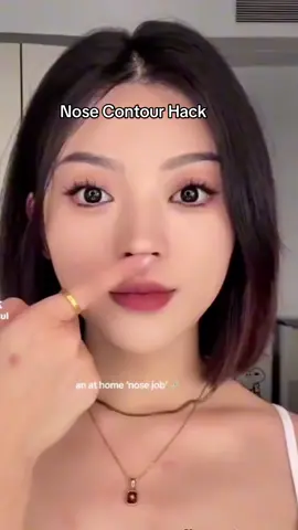 Nose Contour Hack! Inspo: @lenkalul  @essence cosmetics contour stick #nosecontour#nosecontourhack#nosecontourtutorial#makeuptutorial 