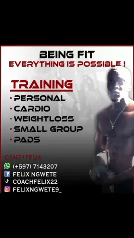 Personal Training sessions in Augustus 2025. Geef je op . Stuur een PM of app bericht #coachfelix #felixngwete #personaltrainer #personal #personaltraining 
