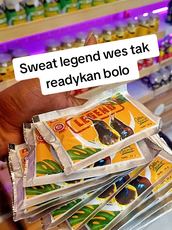 sweat legend wes tak readykan bolo,kita jual per picis. #nektarlegend #legendnektar #kolibrisweatlegend #pakankonin #pakansogon #konin #pakanburungkolibri 