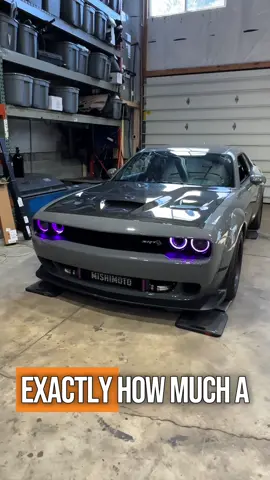 What did you think a 2jz swapped Hellcat was gonna weigh? #dodge #dodgedemon #dodgechallenger #dodgecharger #hellcat #redeye #mopar #challengerhellcat #scatpack #moparfam #moparnation #tiktok #carsoftiktok 