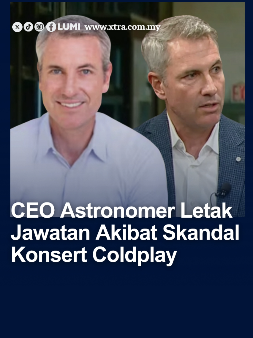 Ketua Pegawai Eksekutif (CEO) syarikat teknologi Astronomer, Andy Byron, telah meletakkan jawatan susulan kontroversi yang tercetus semasa konsert Coldplay baru-baru ini. Insiden tersebut mencetuskan perhatian ramai apabila Byron dirakam oleh kamera sedang berkelakuan mesra dengan Ketua Pegawai Sumber Manusia syarikat itu, Kristin Cabot. #fyp #xtra #beritaditiktok #sembangentertaiment  #skandal #konsert #coldplay  Sumber: mynewshub