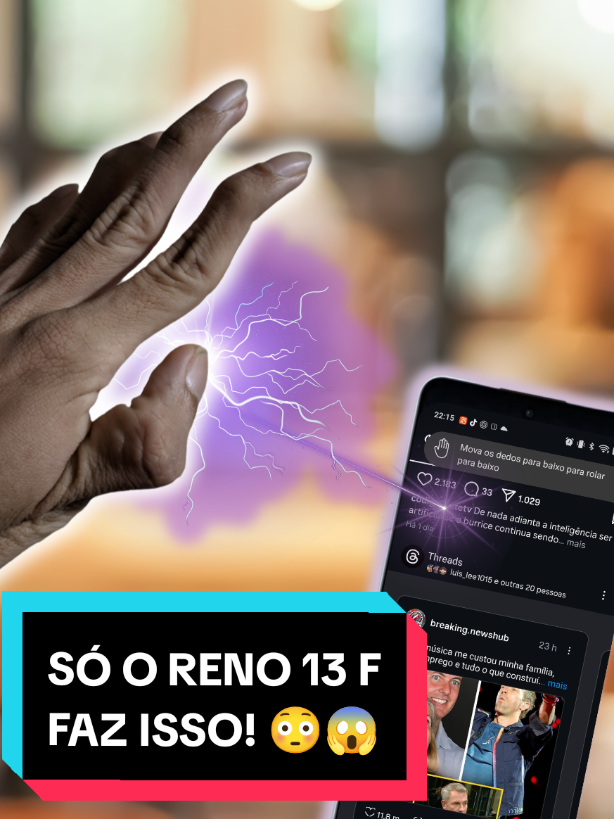 RECURSO INACREDITÁVEL que só o OPPO Reno 13 F tem!!! 😱 #fyp #viral #techtok #oppo #reno13series 