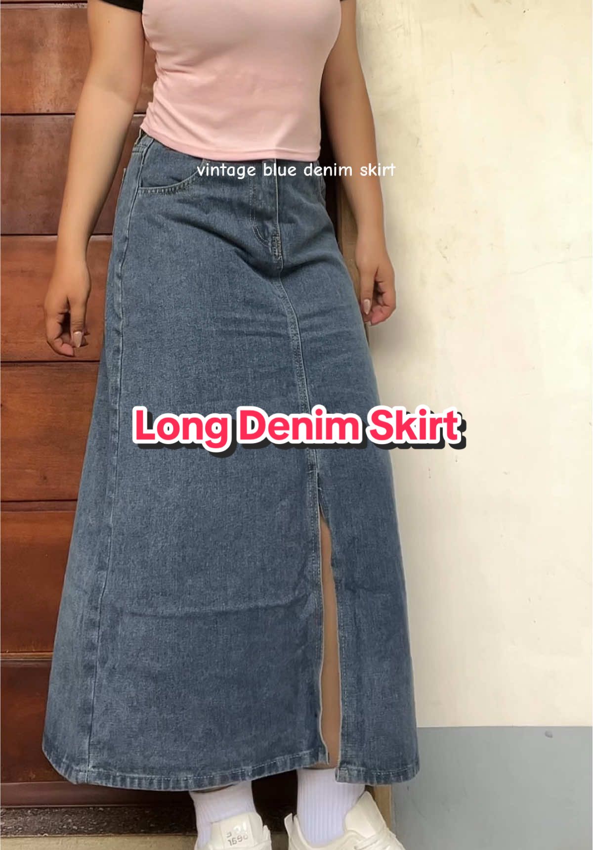 vintage blue #skirt #longskirt #denimskirt 
