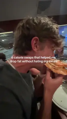 Here’s 6 simple swaps I used to stay in a calorie deficit without feeling deprived: 	1.	Tortillas → low-carb/keto tortillas 	2.	Ground beef tacos → 93/7 lean ground beef with lettuce or bun swap 	3.	Ice cream → Greek yogurt + berries + dark chocolate drizzle 	4.	Pouring oil → spray oil (same flavor, way fewer calories) 	5.	Sour cream → 0% fat Greek yogurt 	6.	Chips/snacks → popcorn, rice cakes, or dark chocolate squares These let me keep the texture and taste I liked, without the calories stacking up. Fat loss isn’t about cutting everything out. It’s about making smarter swaps that keep you consistent. Save this and try one this week. DM me “SWAPS” and I’ll send you my full low-cal grocery list for shredding season.