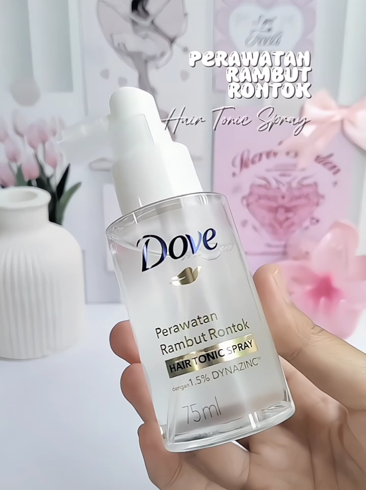 kalian wajib punya si hair tonic spray dari@dove.indonesia🫶🏻 #DoveBWeauties  #DoveAffiliateSquad  #Hair #dove #dovehairtonic #hairtonic #tonic #hairtonicdove #hairtonicspray #rambutrontok #fyp #fypシ 
