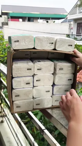 Khăn giấy ăn topgia mix 3 màu #xh #giayan #khangiayrut #topgia #thanhsmiles 