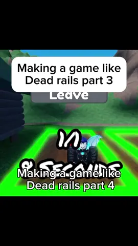 Making a game like dead rails part 4 #roblox #robloxstudio #gamedevelopment #deadrails #deadrailsroblox #robloxfyp #capcut #viral #fyp #foryou 