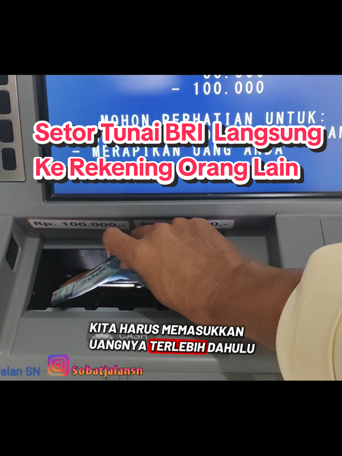 Setor Tunai di ATM/CRM BRI langsung bisa ke rekening Orang lain. #tutorial #edukasi #brimo #atmbri #jalansn1 #CerealCerdik 