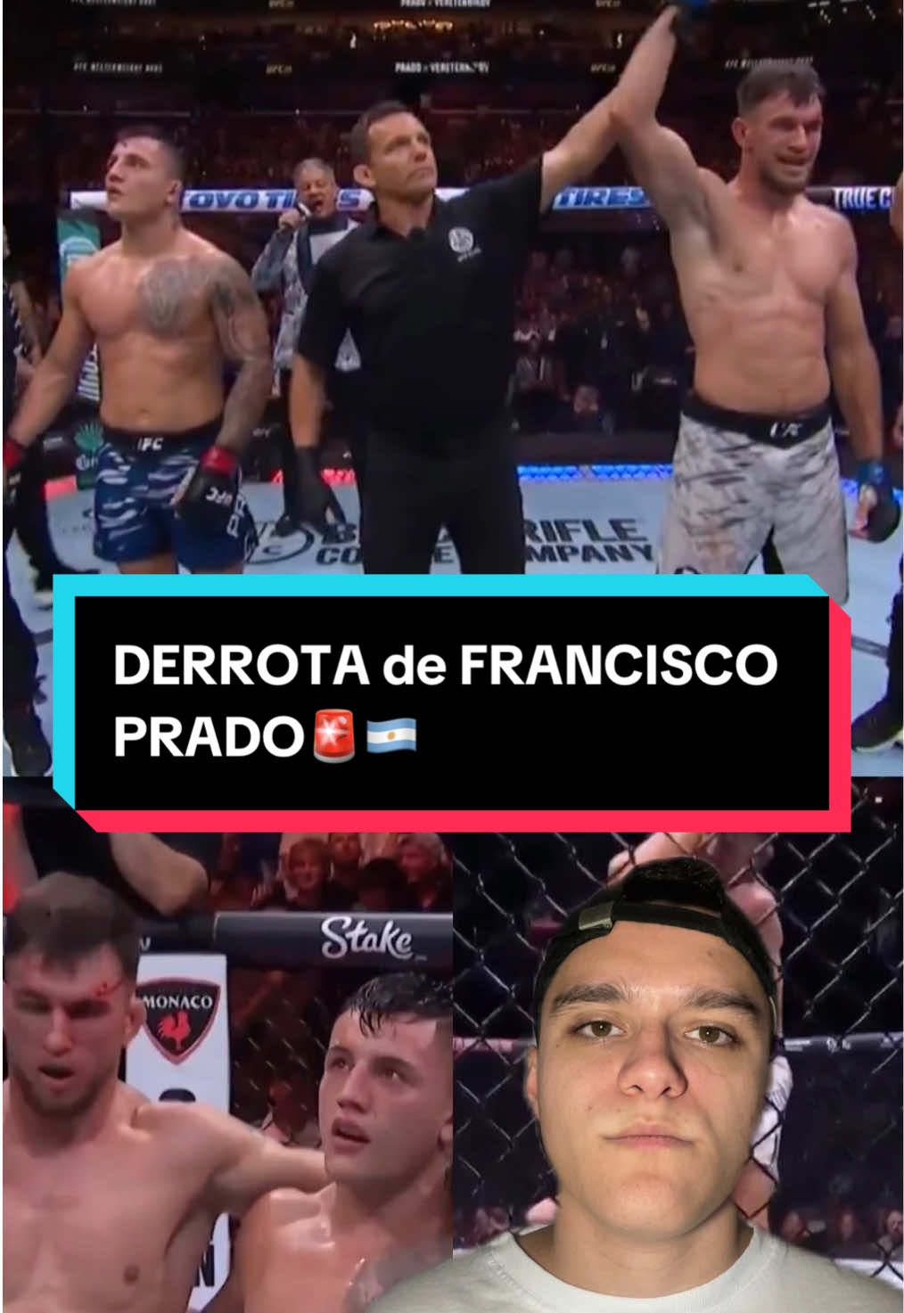 FRANCISCO PRADO pierde frente a NIKOLAY VERETENNIKOV🚨 #franciscoprado #nikolayveretennikov #ufc318 