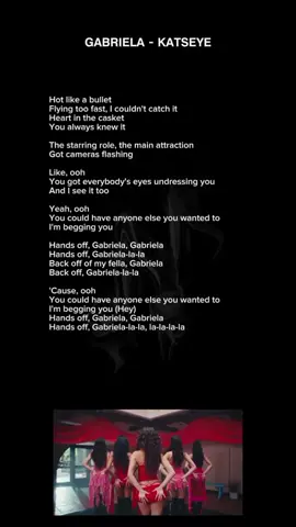 𝗚𝗔𝗕𝗥𝗜𝗘𝗟𝗔 - 𝗞𝗔𝗧𝗦𝗘𝗬𝗘 #gabriela #katseye #lyricsvideo #songlyrics #newsong 