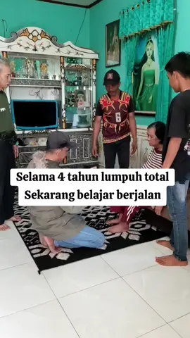 Selama 4 tahun lumpuh total sekarang langsung belajar berjalan #Terapi_lumpuh  #Saraf_kejepit  #Penyumbatan  #Parkinson  #Tremor 