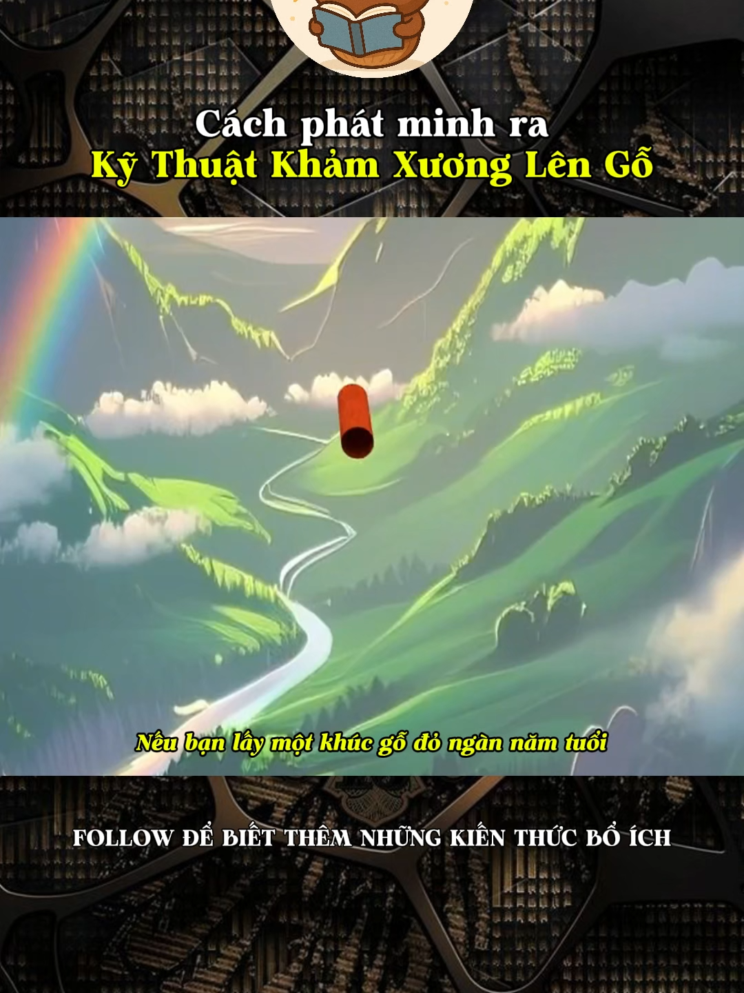 Cách phát minh ra Kỹ Thuật Khảm Xương Lên Gỗ#kienthucthuvi #khoahoc #khampha #LearnOnTikTok #kienthuc #xh