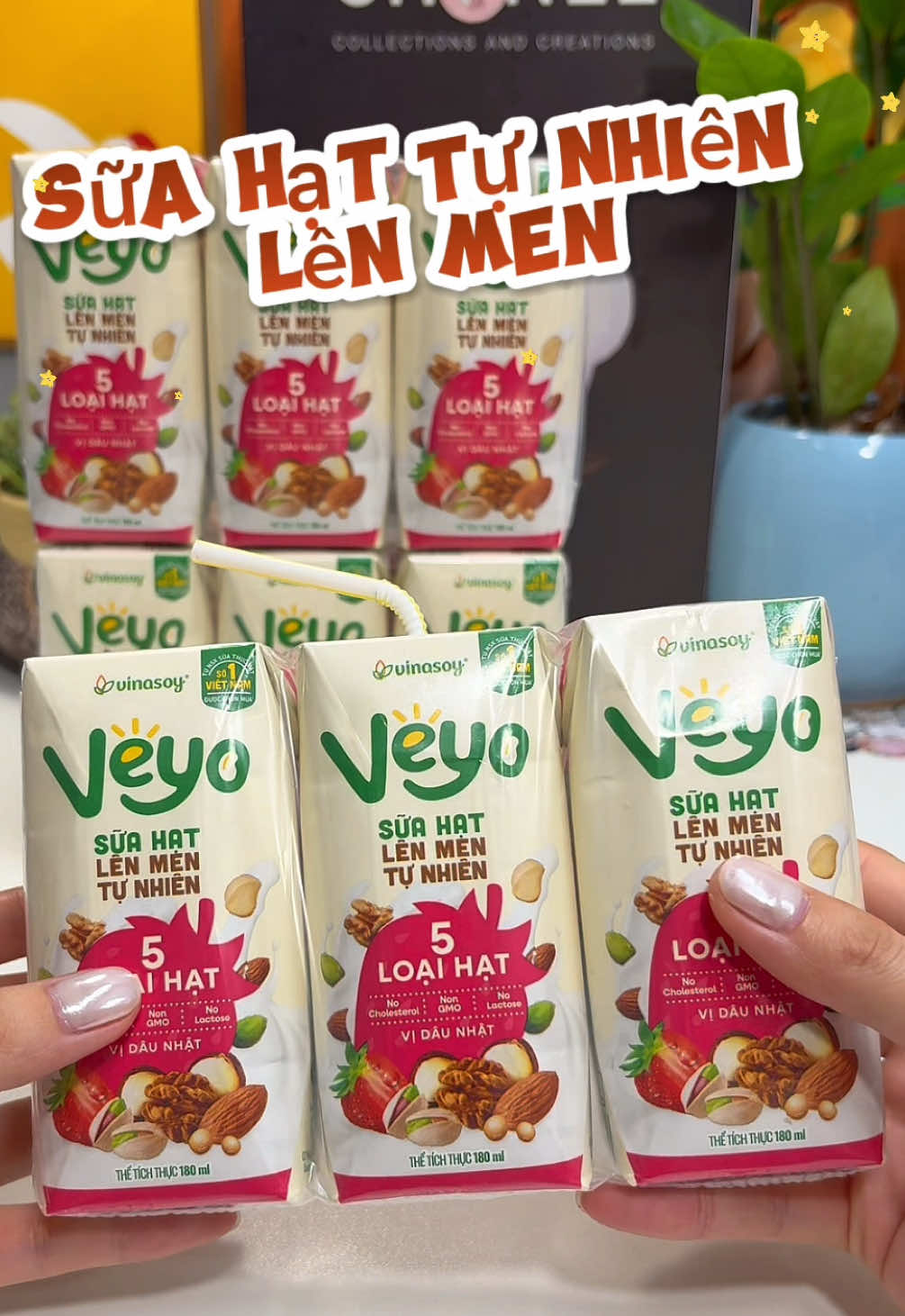 Sẵn hạt lên men tự nhiên #xuhuong #vinasoy #veyo 