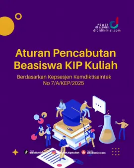 Aturan pencabutan status KIP Kuliah  #kipkuliah #fyp #kip 