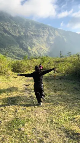 Tiba-tiba tektok Danau Slank 1376 Mdpl ⛰️🍃 #danauslank #malino 