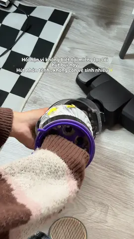 Xàu máy hút bụi mà không biết tới miếng lọc bụi này thì đúng là 1 thiếu sót luôn á😓#quenhquenhreview #mienglocmayhutbui #tienichcuocsong #fyp #viral 