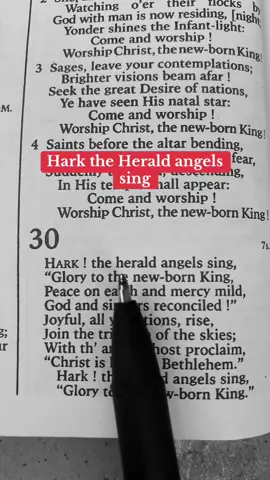 Hark the Herald Angel sing! #hymn #worship #churchtiktok #worshipmusic #hymnfortheweekend #christiantiktokcomunity #hymns #harktheheraldangelssing #bigname079 