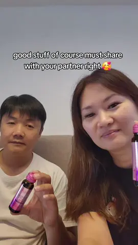 When i told him I'm taking this Avalon StemCell Beauty Drink bcos it helps to reduce wrinkles, rejuvenate skin cells, brightens skin tone etc etc, he says he wanna have healthy beautiful skin too 🤭🤭🤭 #stemcell #couple #tiktokviral #tiktoksingapore 