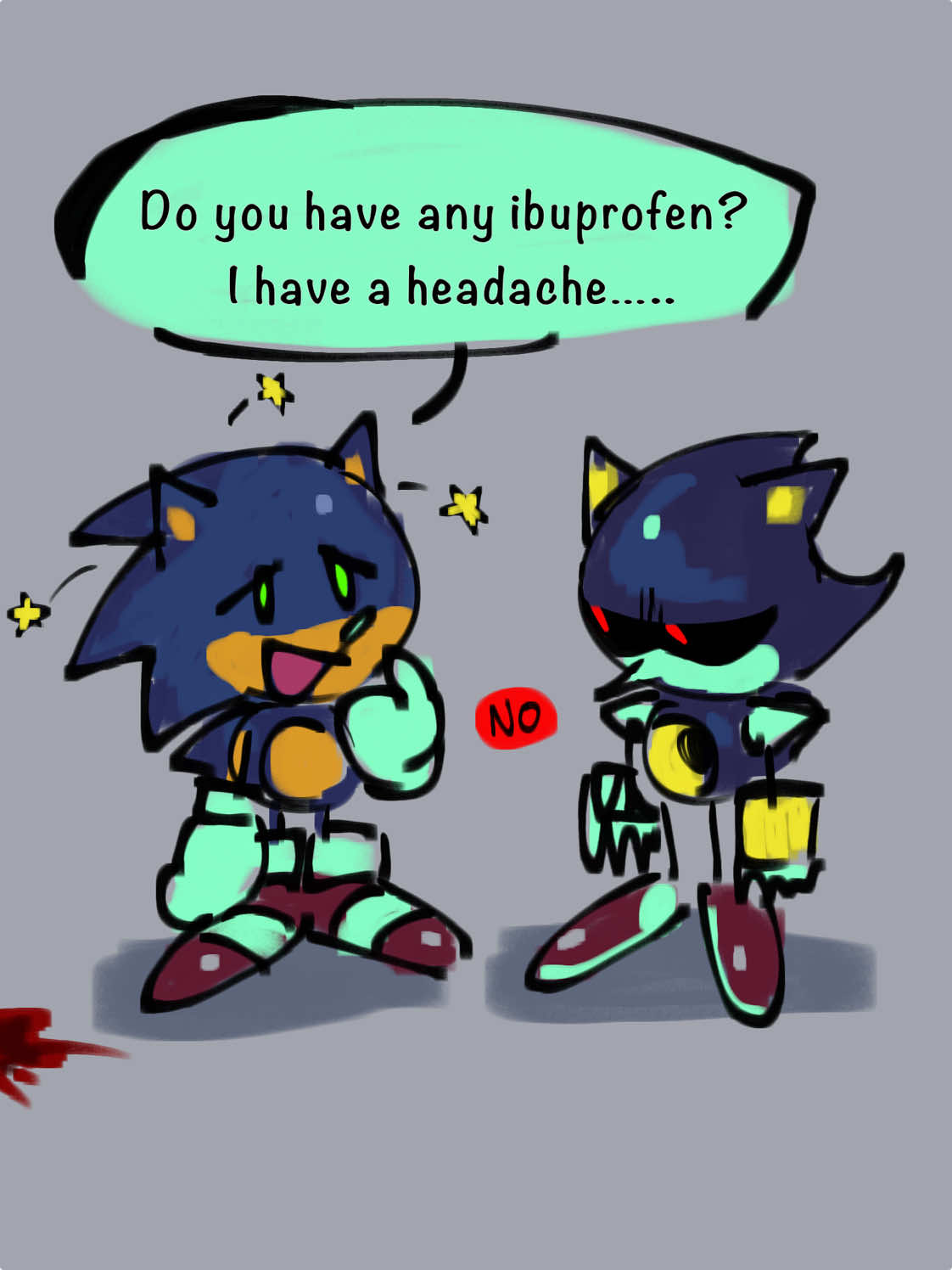 “Me when I have free will”  #metalsonic #sonic #sth