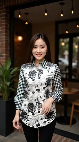 Blouse Floral Wanita #blouse #blousemurah #blousewanita #OOTD #ootdfashion #fashiontiktok 