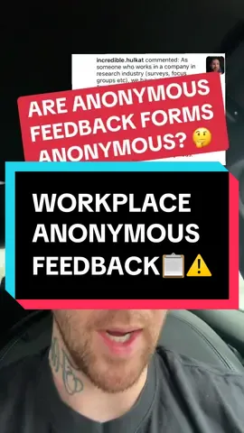 ANONYMOUS WORKPLACE FEEDBACK 📋 ⚠️ #workplacefeedback #anonymousfeedback #workplace #workplaceredflags #employment #9to5 #dontdoit #aaronknightley #aaronknightleyemployment 