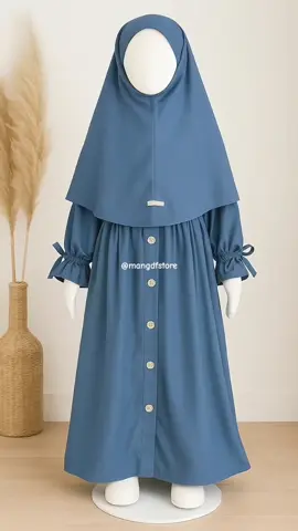 Kayra gamis muslim anak satu set dengan kerudung untuk usia 6-7 tahun #gamis #gamisanak #gamisanakmurah #gamisanakperempuan  #gamisanakmuslimah 