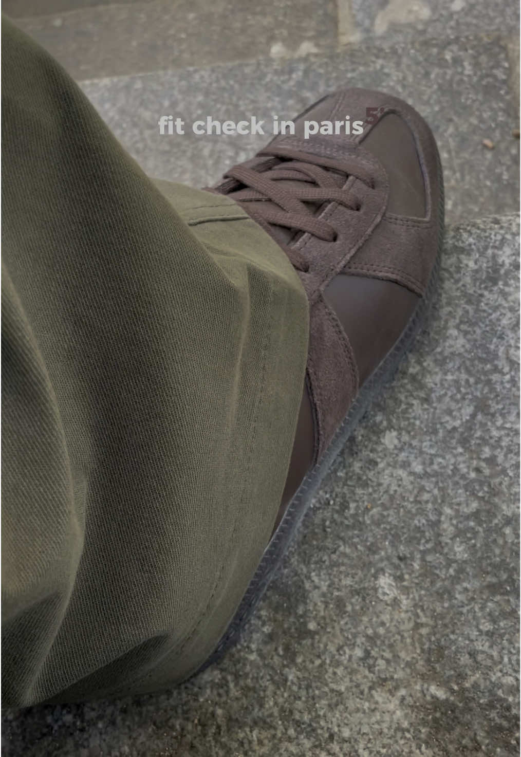 quick but chill fit check in a random street of paris… #paris #bosanova #outfit #fitcheck #margiela #adidas #calm #chill #fyp #pourtoii #fashion 