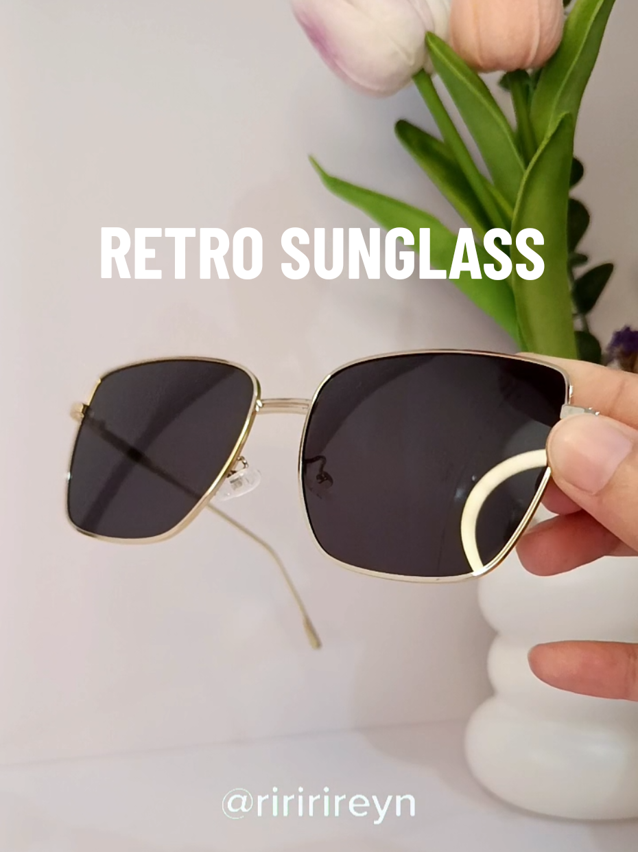 These budget retro square sunglasses give serious street-retro energy! #retrodrip  #streetwearstyle  #throwbackvibes  #squaresunglasses #retrosunglasses 