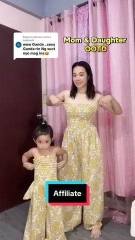 Replying to @Gloria Lustre Thank you Mii!! Check out na netong Smocking Jumpsuit Kids and Adult available! #trending #mamiiclaud #OOTD #momanddaugther #jumpsuit #twinning #TikTokShopStyleltGirl #GirlOnTrend #cozycollective #pajama #loungewear #terno #tiktokshopstyleuniversity #fashion #TikTokFashion #populartiktoktrends #tiktokshopwomenswear #dresstoimpress #trendingoutfits #cutefits #outfitsweek #GirlBossMoment #TikTokShopFashion #tiktokshopontrend #glowupgoals @Sunny&Co Apparel 
