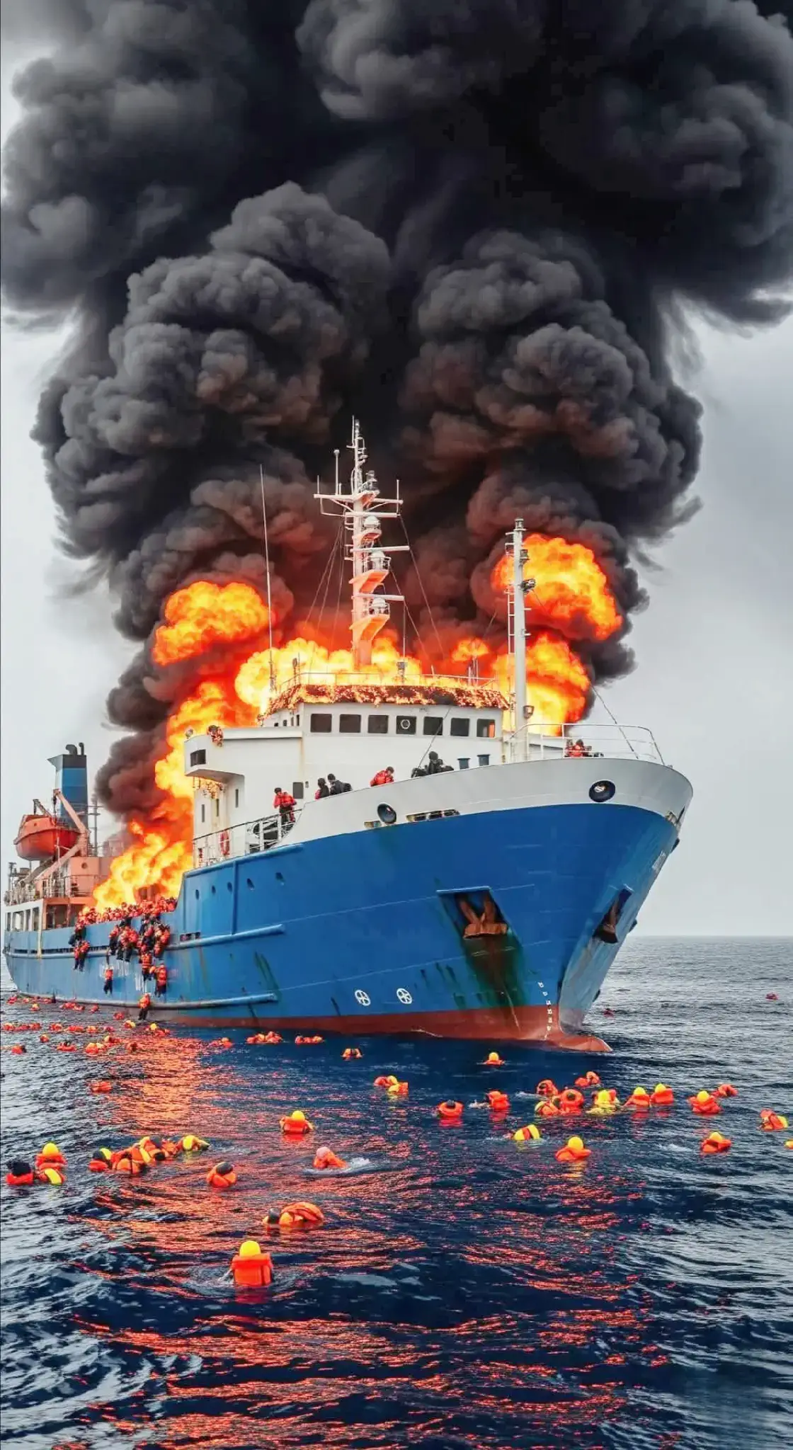 Terkini Kapal KM 5 barcelona Terbakar di perairan talise berdekatan dengan pulau gangga Minahasa Utara.  semoga semuanya di jaga dan lindungi Tuhan 🙏. #beritaviral #kapalterb4k4r #jankauan #fototeks #jangkauanluas 