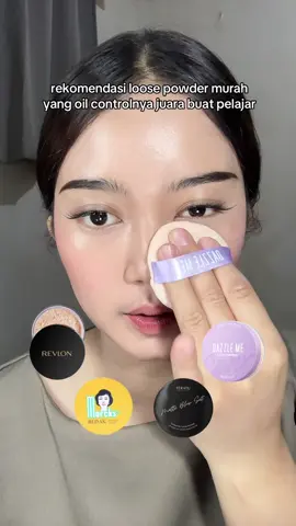 murah meriah mantap dan lebih cocok buat oily skin sih ini semua tuh (buat yang nyari harganya dibawah 60k tp gong ini juga jawabannya, versi aku yes) #makeup #loosepowder #oilyskin #fyp 