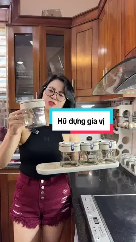 Bộ hũ đựng gia vị #nguyetviettel #tiktokshop #hudunggiavi #giadung 