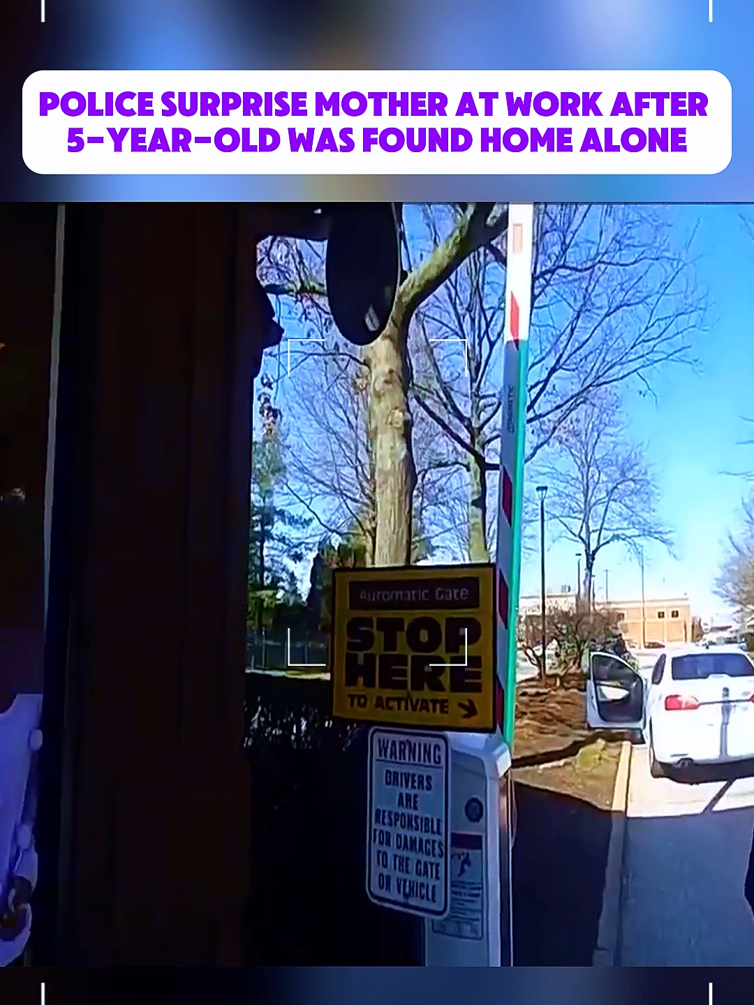 Police Surprise Mother at Work After 5-Year-Old Was Found Home Alone #fyp #cop #Police #Mother #fouryou