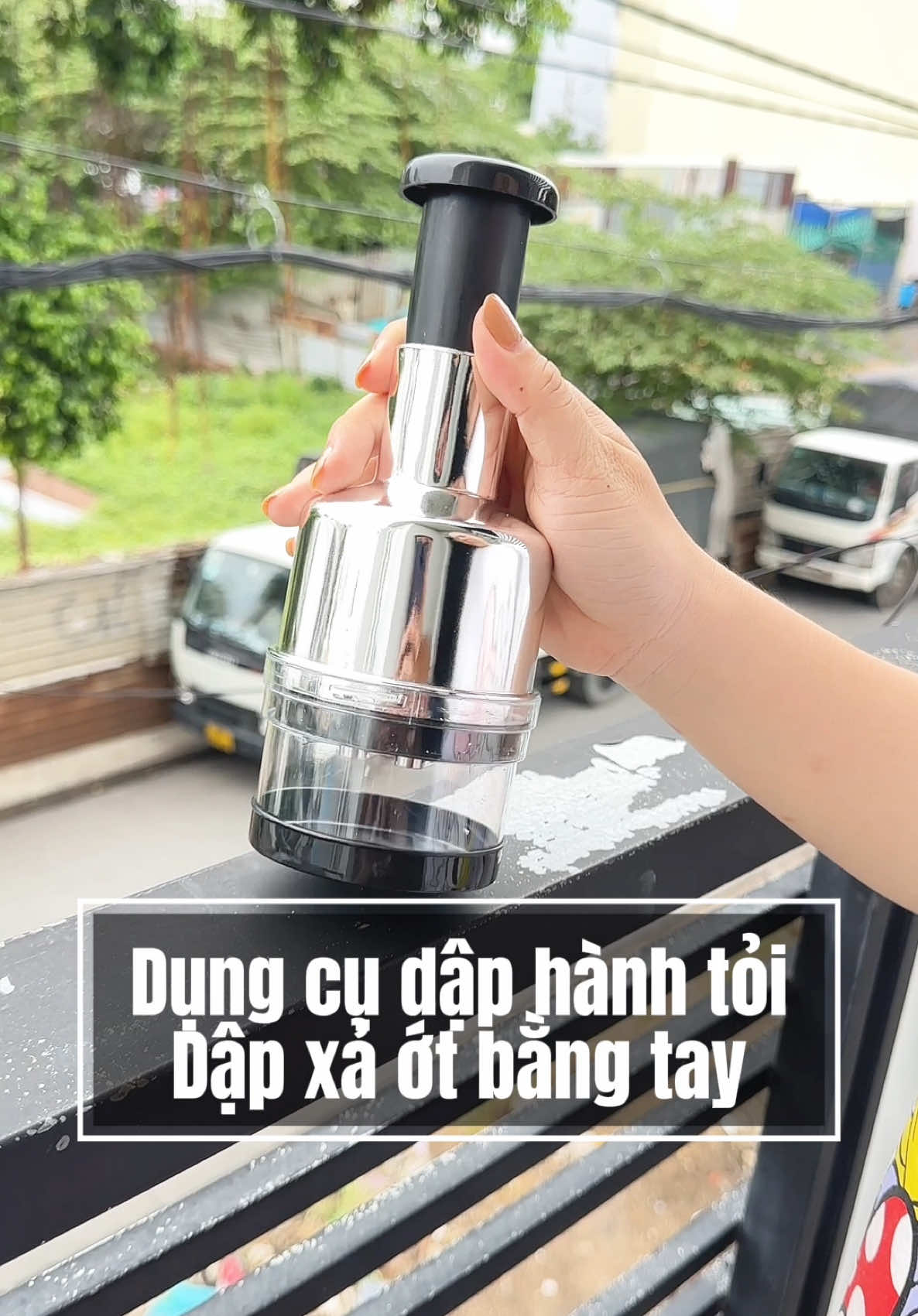 Dụng Cụ Dập Hành Tỏi, Xả Ớt #giadungtienich #nhabep #nhacuadoisong #xuhuong #vairal 