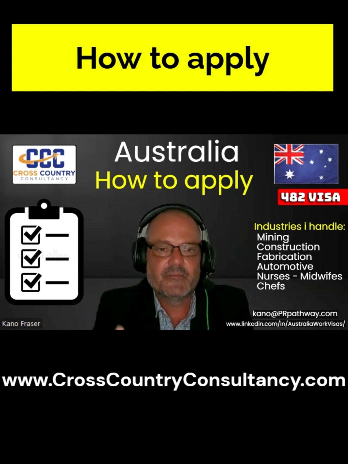 How to apply for a job in Australia. ✅ The 482 Working visa. ✅ With a pathway to (PR) Permanent Residency. www.CrossCountryConsultancy.com   .  #Australia #Work #Sponsored #Visa #PR #Migration #Jobs #Sponsor #Kano #Visa482 #MARA #Apply #Hiring #Employment