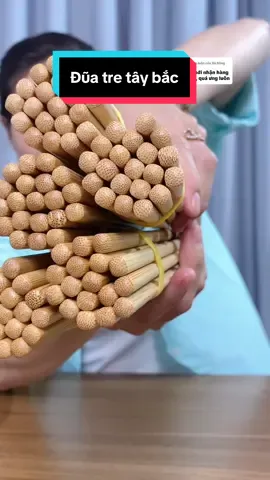 Trả lời @Bà Bông Nhí Nhảnh đũa tre đẹp an toàn cho sk#thanhphanne #duatregiataybac #duatre #duatregia #giadungtienich 