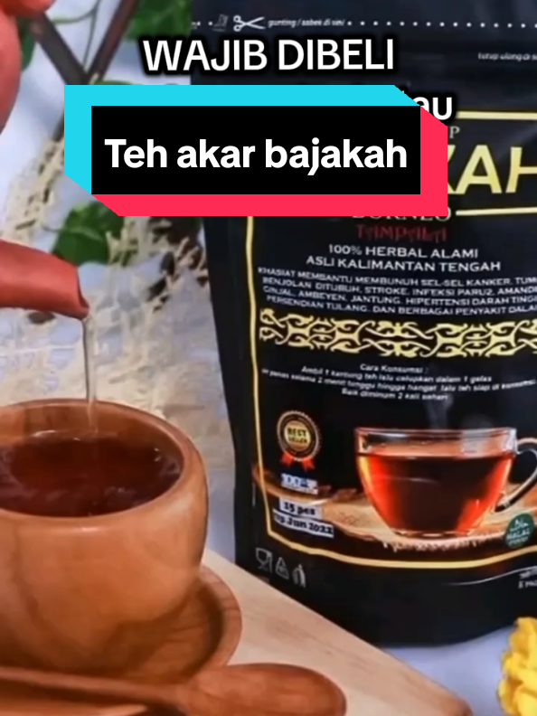 teh akar bajakah untuk kesehatan #akarbajakah #tehbajakah #bajakahkalimantan 