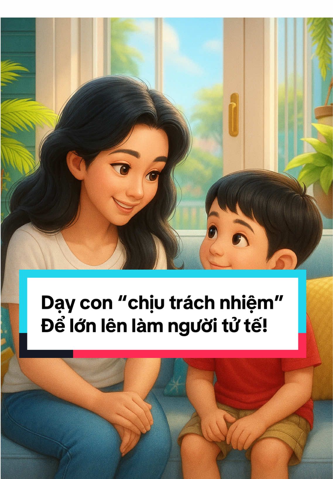 🎯Con sai không đáng sợ. 👉Đáng sợ là con trốn tránh, đổ lỗi cái sai của mình. 👉Dạy con chịu trách nhiệm – là cho con sức mạnh để trưởng thành và được tôn trọng. #xuhuongtiktok2025 #daycontruongthanh #GiáoDụcCảmXúc #EQChoTrẻ #ChaMẹHiệnĐại #TìnhMẹCon #NuôiDạyCon 